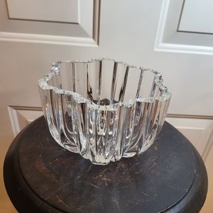 Kosta Boda Anna Ehner 7" Signed Crystal Bowl